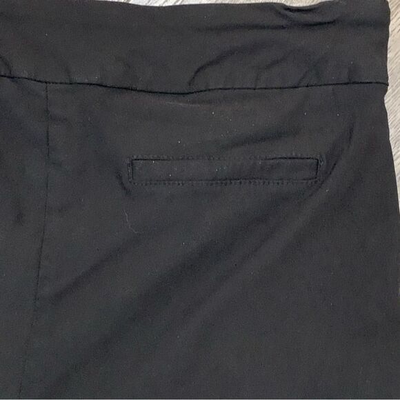 HILARY RADLEY Dress Bermuda Shorts Women’s Large Black High Waisted Pockets. - Picture 4 of 10